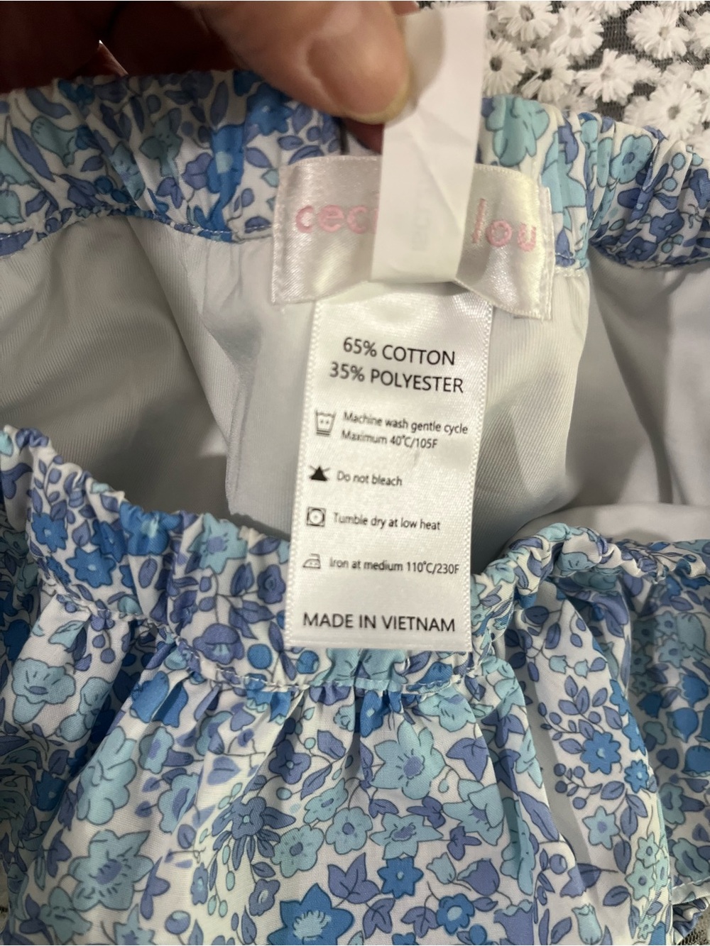Cecil and Lou Floral Ruffled Swim Bottom - Picture 11 of 13